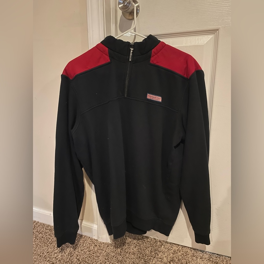 Vineyard vines quarter zip, zip up, size: M